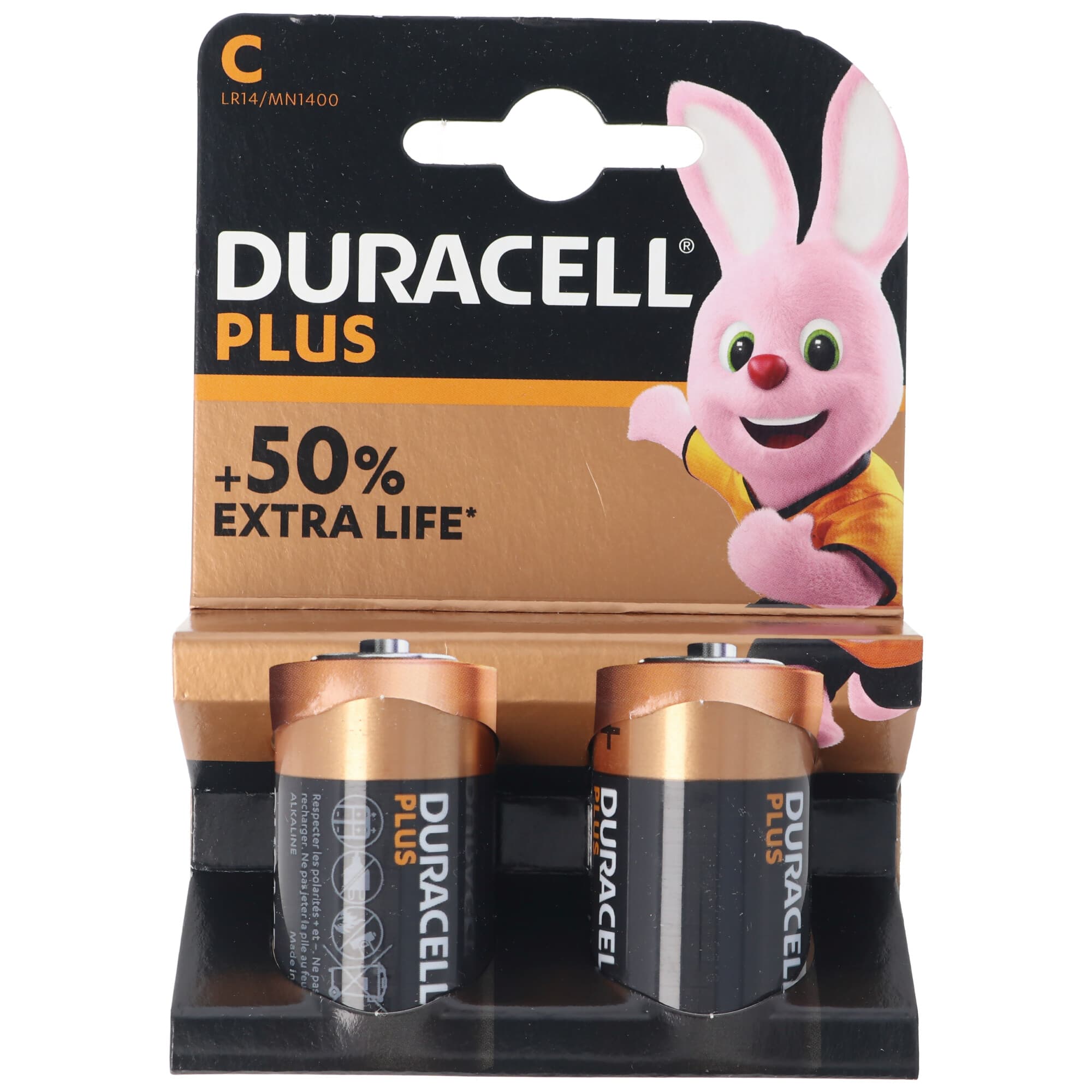 DURACELL Plus Baby / C / LR14 Paquet de 2