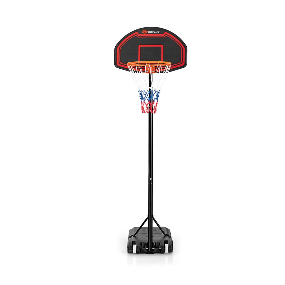 CostwayPanier de Basket-Ball Hauteur Réglable de 192 – 247 CM Support Portable de Basketball Sur Roulettes pour Enfant/Adultes