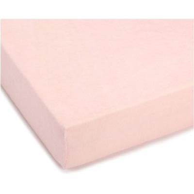 julius zöllner 8300113310 - drap housse tissu éponge lit enfant, taille: 60 x 120 cm/70 x 140 cm, couleur: rose